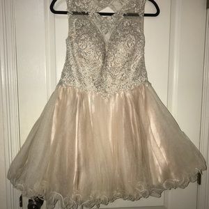 Cream Party Dress